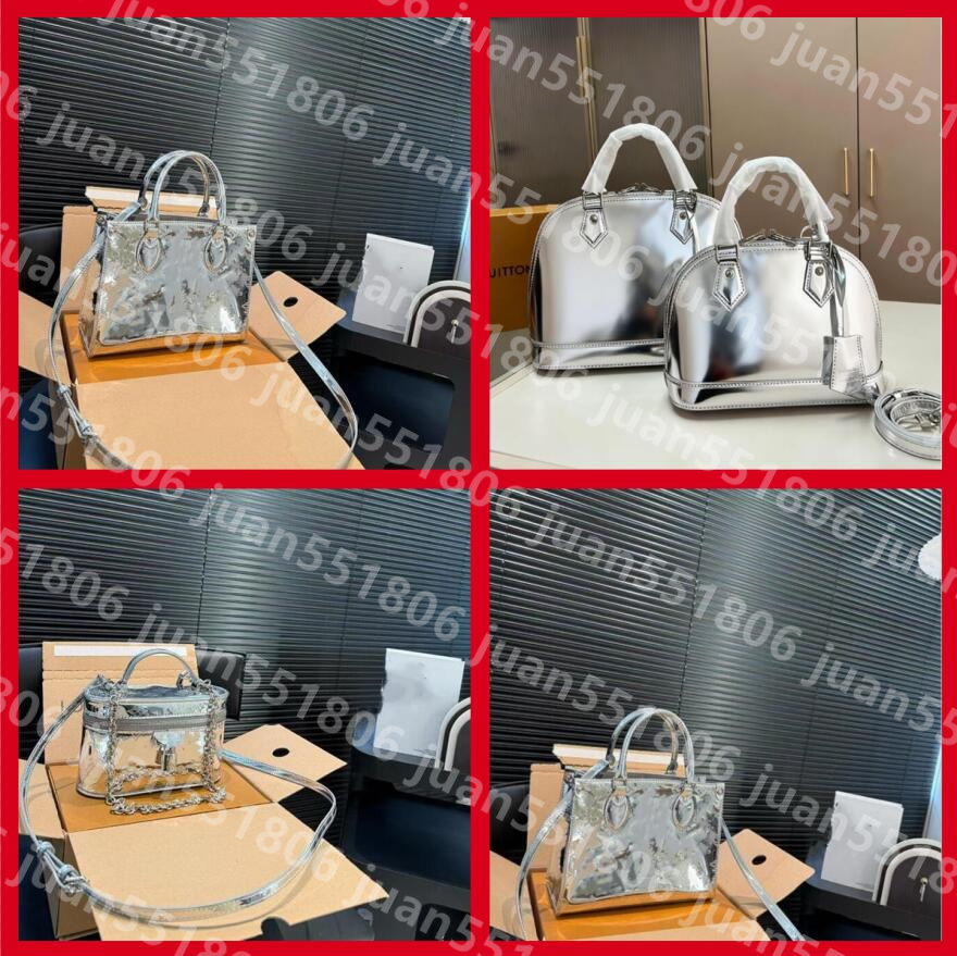 Luxury Bag High-quality Texture Handbag 2025 Summer Winter New Women's Bag Letter Embossed Designer Bag Shoulder Bag Patent Leather Glossy Crossbody Bag Trendy