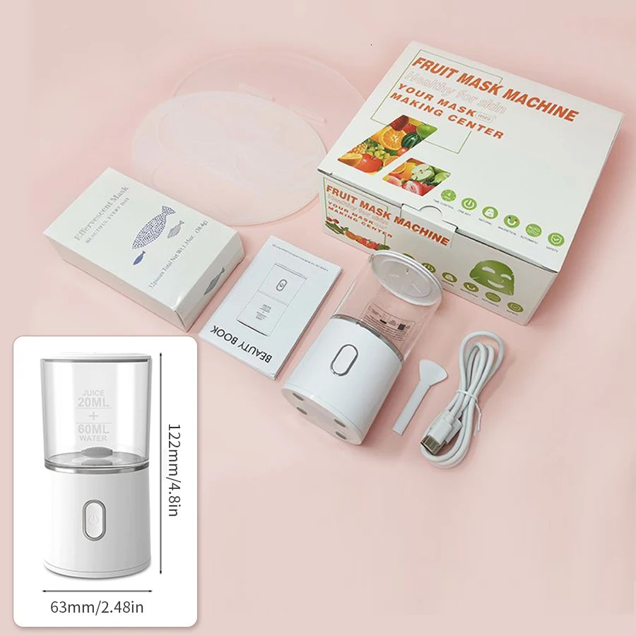 Face Mask Maker Machine Facial Treatment DIY Automatic Fruit Natural Vegetable Collagen Home Use Beauty Salon SPA beauty Device 251030