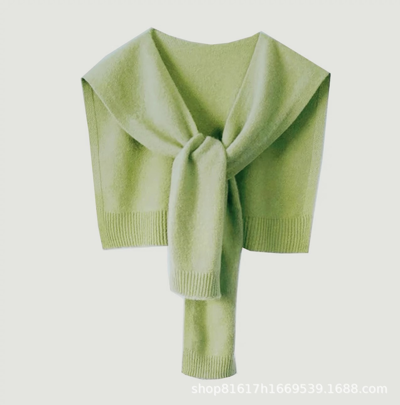 K295 Internet celebrity new style shawl outerwear women's fashion cloak outerwear knitted solid color cervical vertebra protection spring and aut
