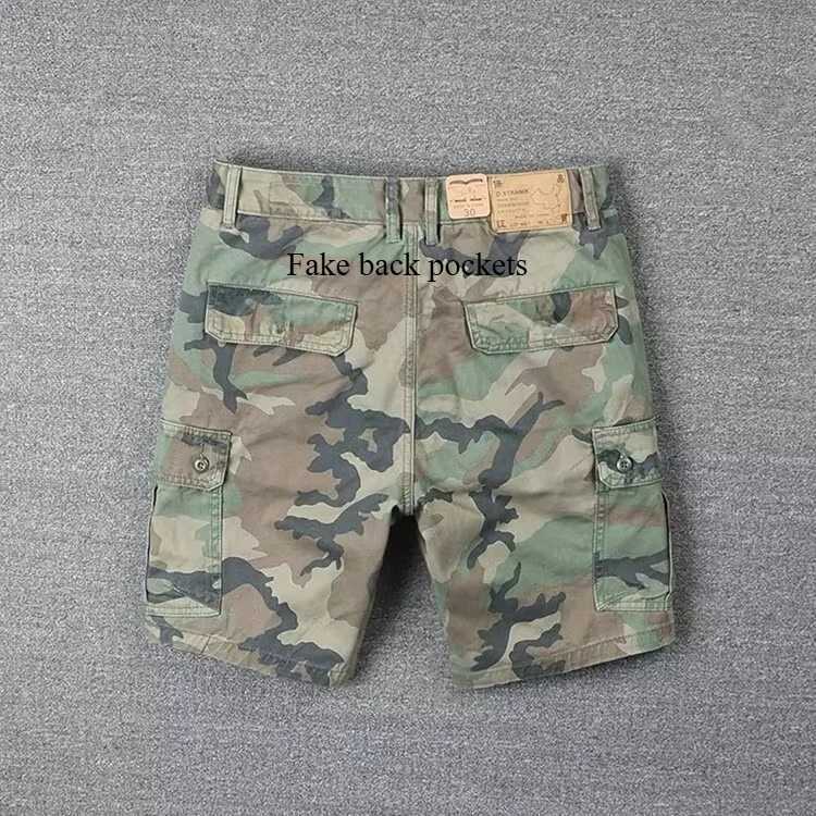 Mens summer casual shorts mens brand new shorts 4-pocket camouflage mens style W250403