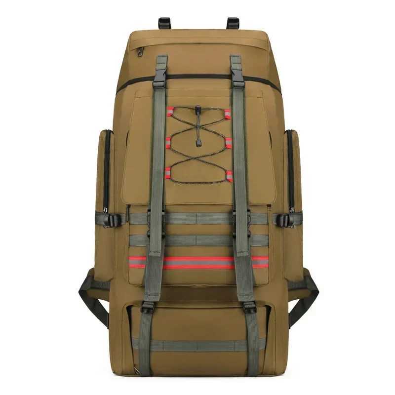 130L Hiking Camping Backpack Travel Large Luggage Bag Men Trekking Outdoor Sports Pack Molle Trekking Rucksack for Men Big BagsC250402