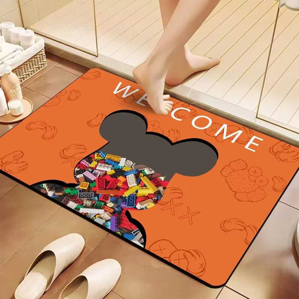 Hard Diatom Mud Floor Mat Bathroom Absorption Board Quick Drying Mat Toilet Door Bathroom Toilet Diatomite Mat C251103
