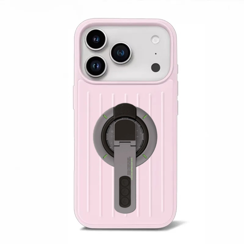 RIM phone case Suitcase iPhone 17 Pro Max Case - Titanium Aluminum Alloy Frame with MagSafe with magnetic suction Polycarbonate Weave Back Cover Prote