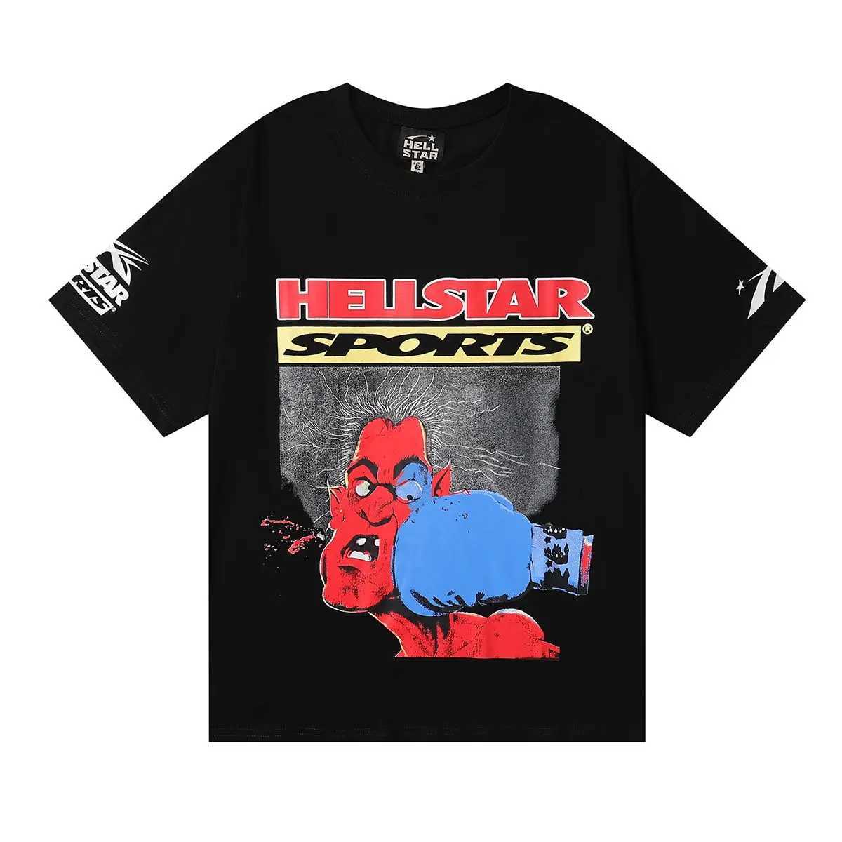 2025 boxing elimination printed cotton casual short sLeeved T-shirt W250402
