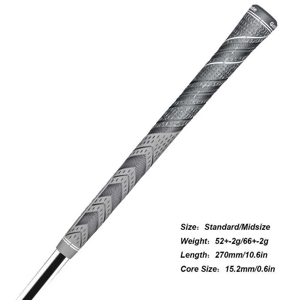 10 Golf Grips Multi Compound 4+ Standard/Medium All Weather High Traction and Feedback Anti Slip z250403