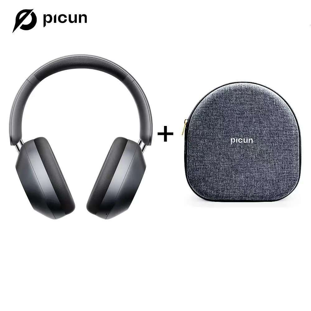 Picun F6 Active Noise Cancelg Wireless Headphones Head Tracking 3D Audio 40mm Hi-Res ANC Bluetooth Headset HIFI APP Control