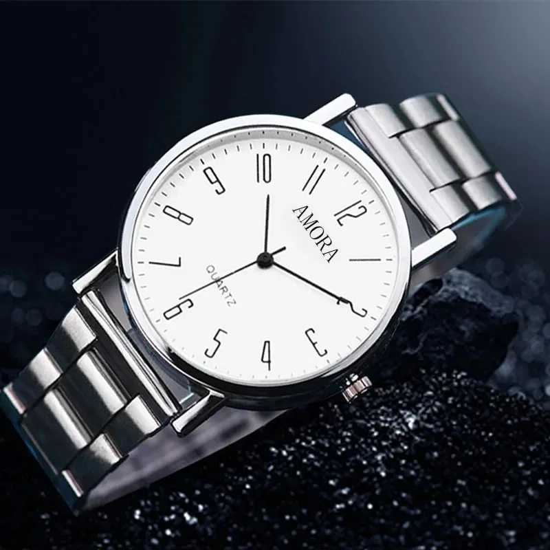 Fashion Fully Automatic Men Watches Casual Steel Band Male Sports Quartz Watches Clock Relogio Masculino Reloj Hombre MontreW251104