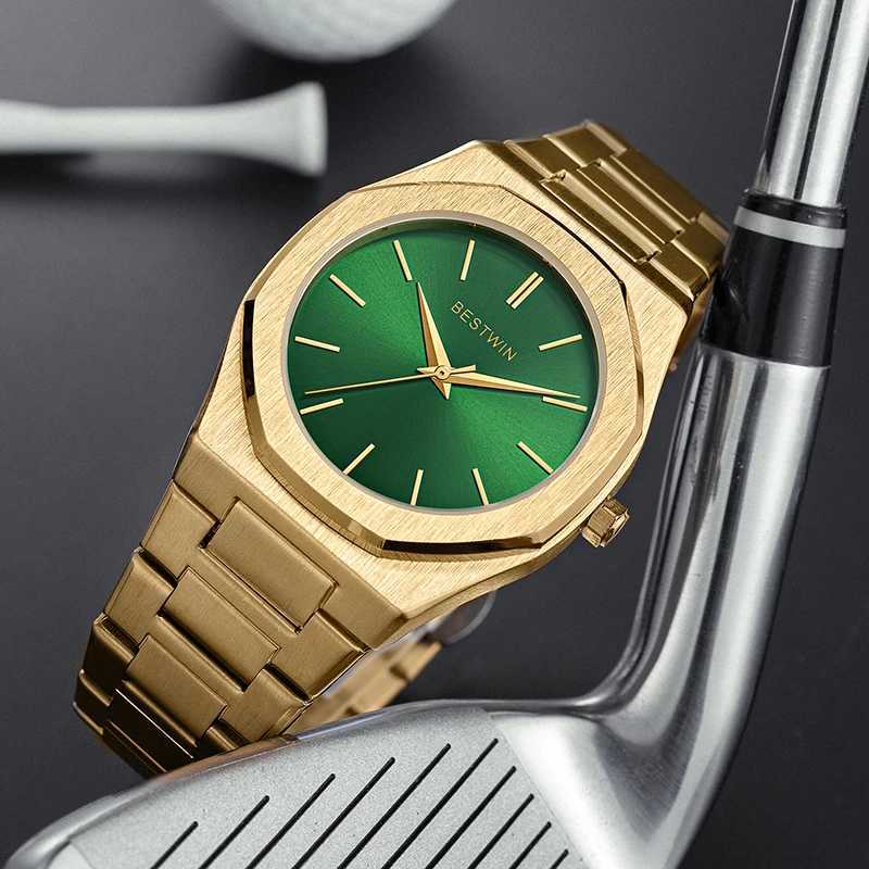 Luxury and unique mens alloy steel with quartz simple dial for business parties mens fashion mens fashion Y250403