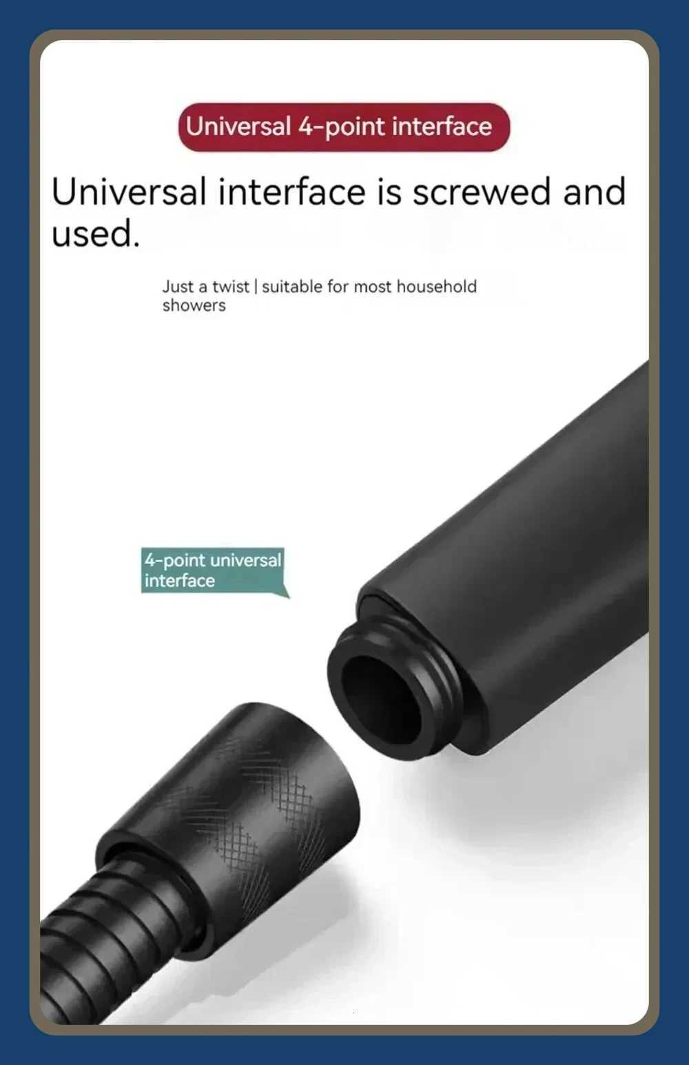 Adjustable Shower 3 Mode Rainfall Shower Large Flow Shower High Pressure Water Saving Shower Mixer Bathro Accessories Y251103qw