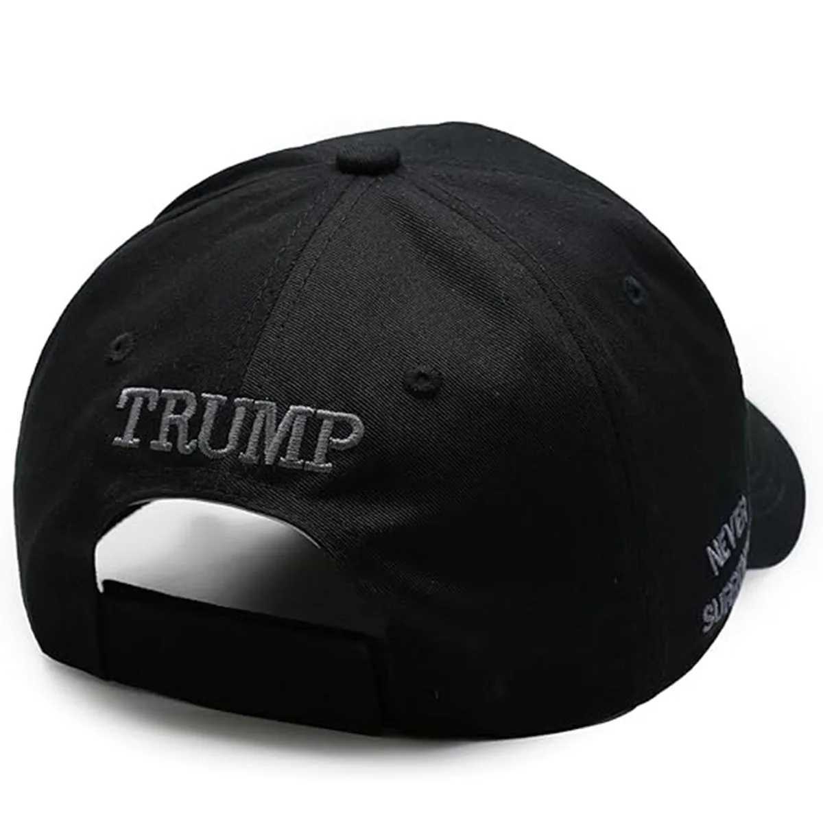 Previous Black Hat Never Surrender Maga Hat American Embroidered Adjustable Baseball Hat Black W250403