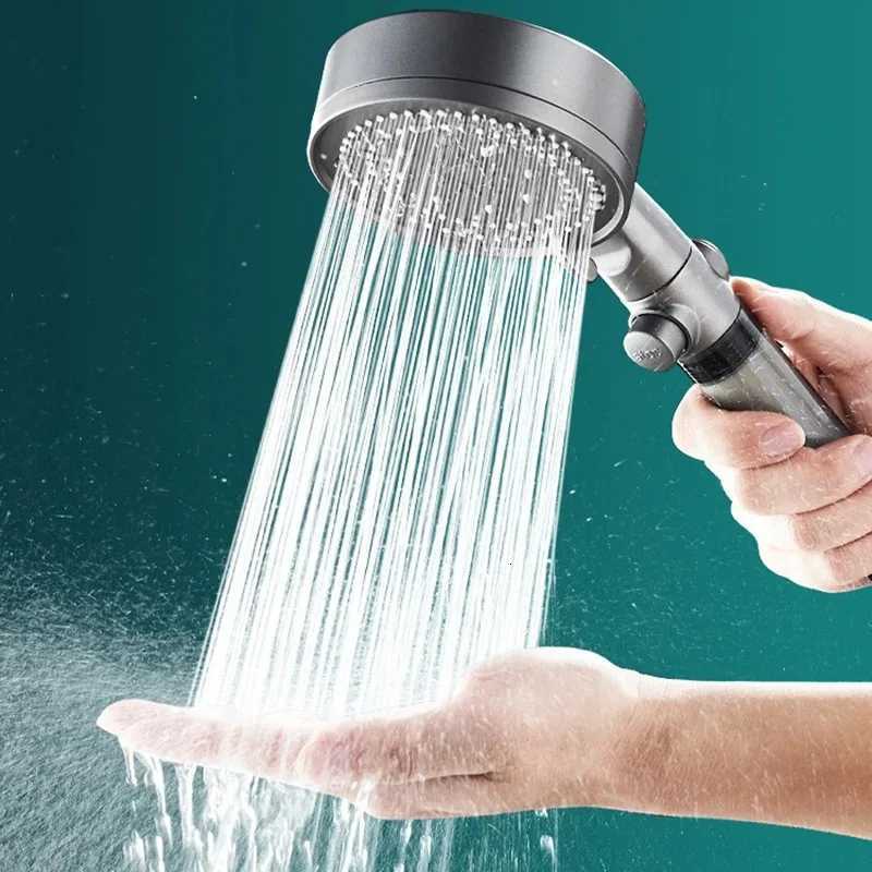 Pressuri Filter Shower 5-speed Nozzle Handheld Shower Bath Set He Bathro Large Water Outlet Universal Interface Y251103