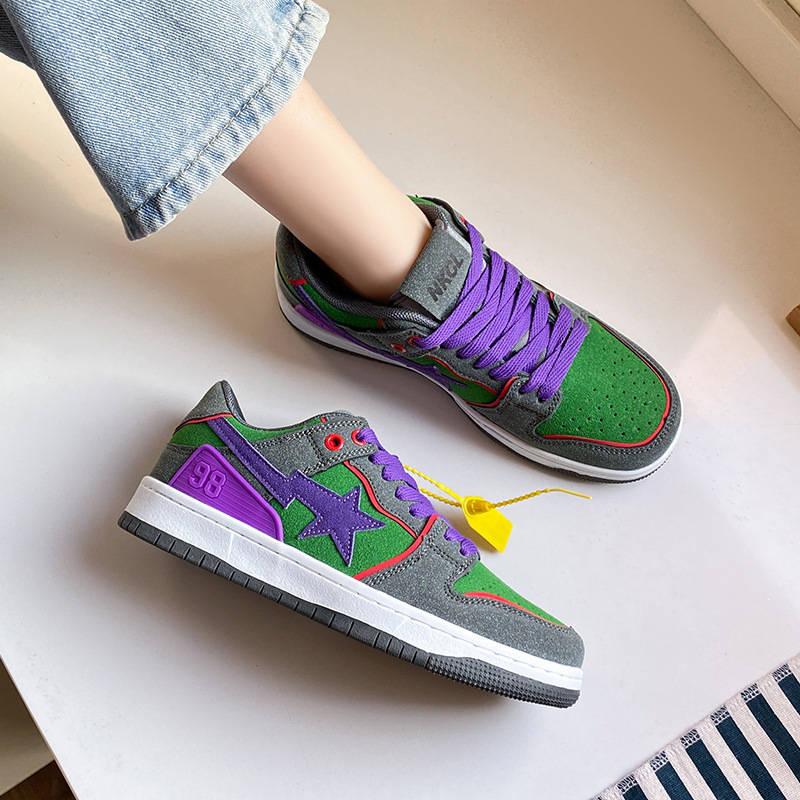 Designer Sneakers Student Training Thick-Soled Couple Casual Sports Skateboard Shoes Trendy Shoes Men Women