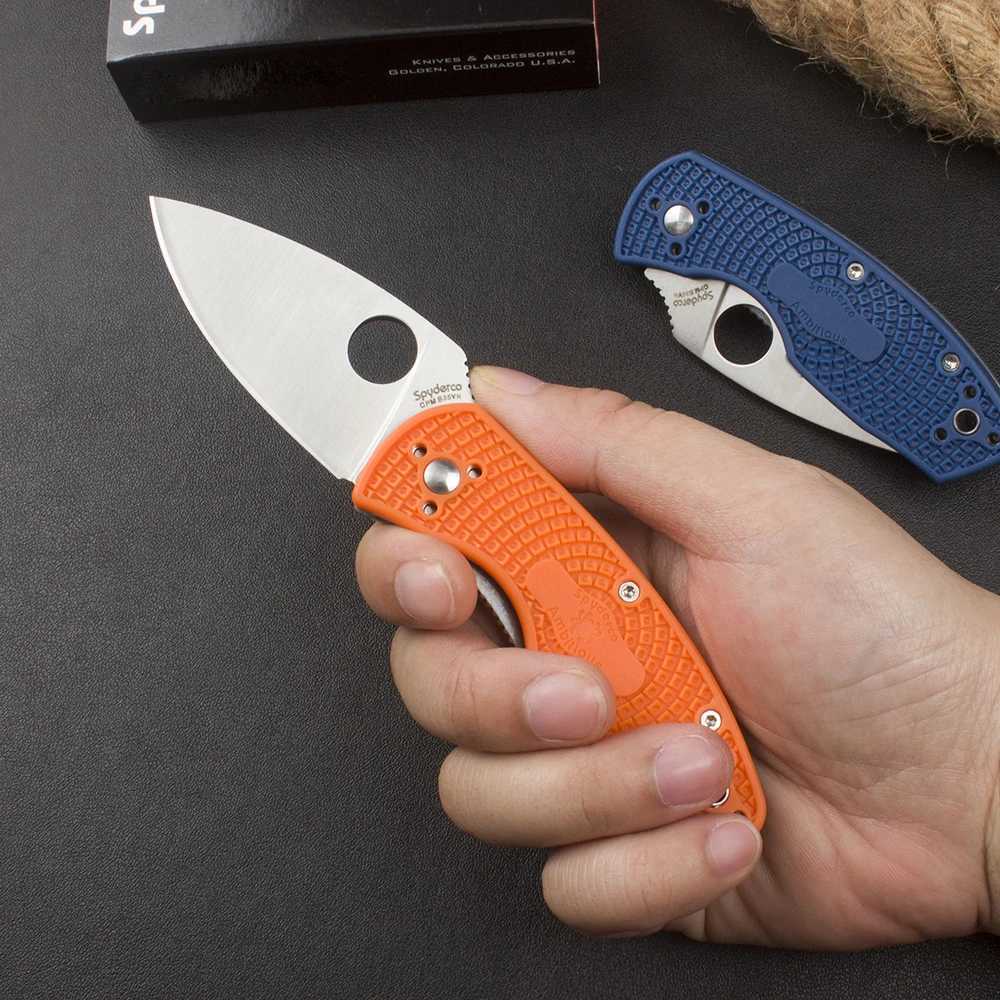 high quality 2024 New C148 Pocket Knife CPMS35VN Steel Blade Nylon Fiberglass Handle Camping Outdoor Tool EDC KnivesZ250402