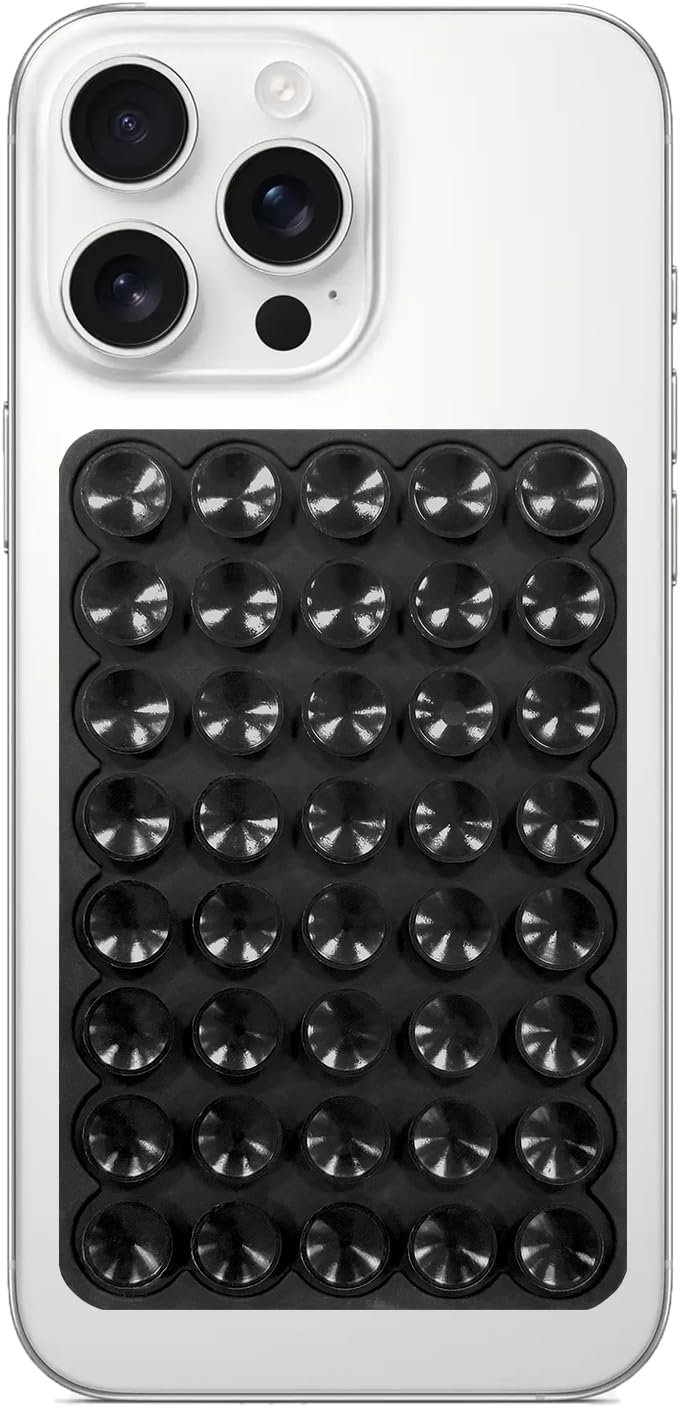 Silicone Suction Phone Case Mount Non Slip Suction Cup Phone Mount Phone Accessories Holder for Selfies and Videos Silicon Adhesive Phone Stand Sticky for Cell Phone