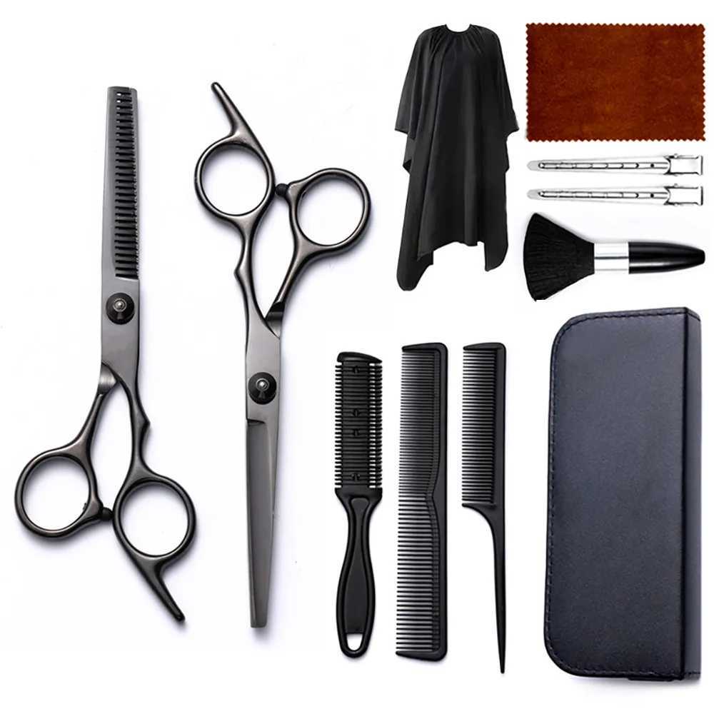 Barber cutting set professional barber cutting set with barber thin cut barber mixed salon cutXJ250403