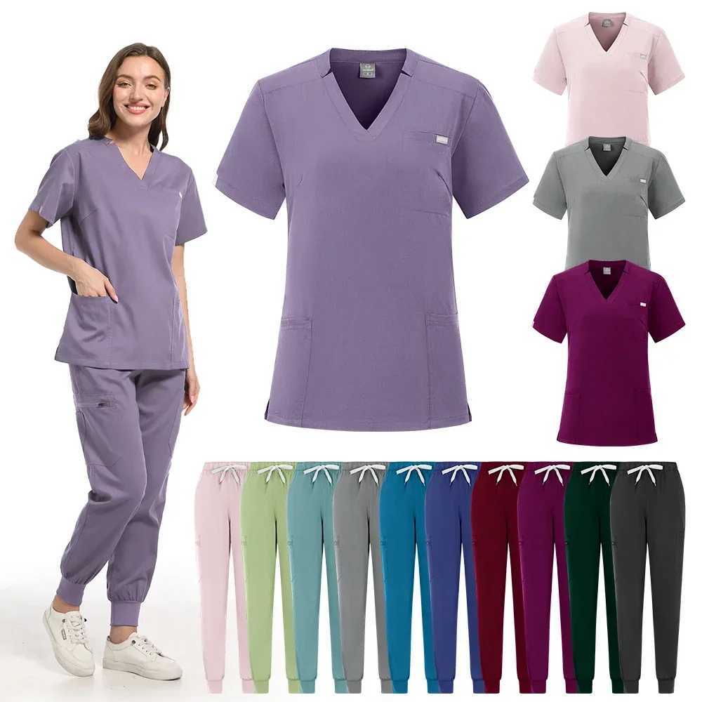Operating Room Medical Uniform Scrubs Hospital Working Scrubs Set Medical Supplies Nurse Dental Surgery Suit Workwear J2511031