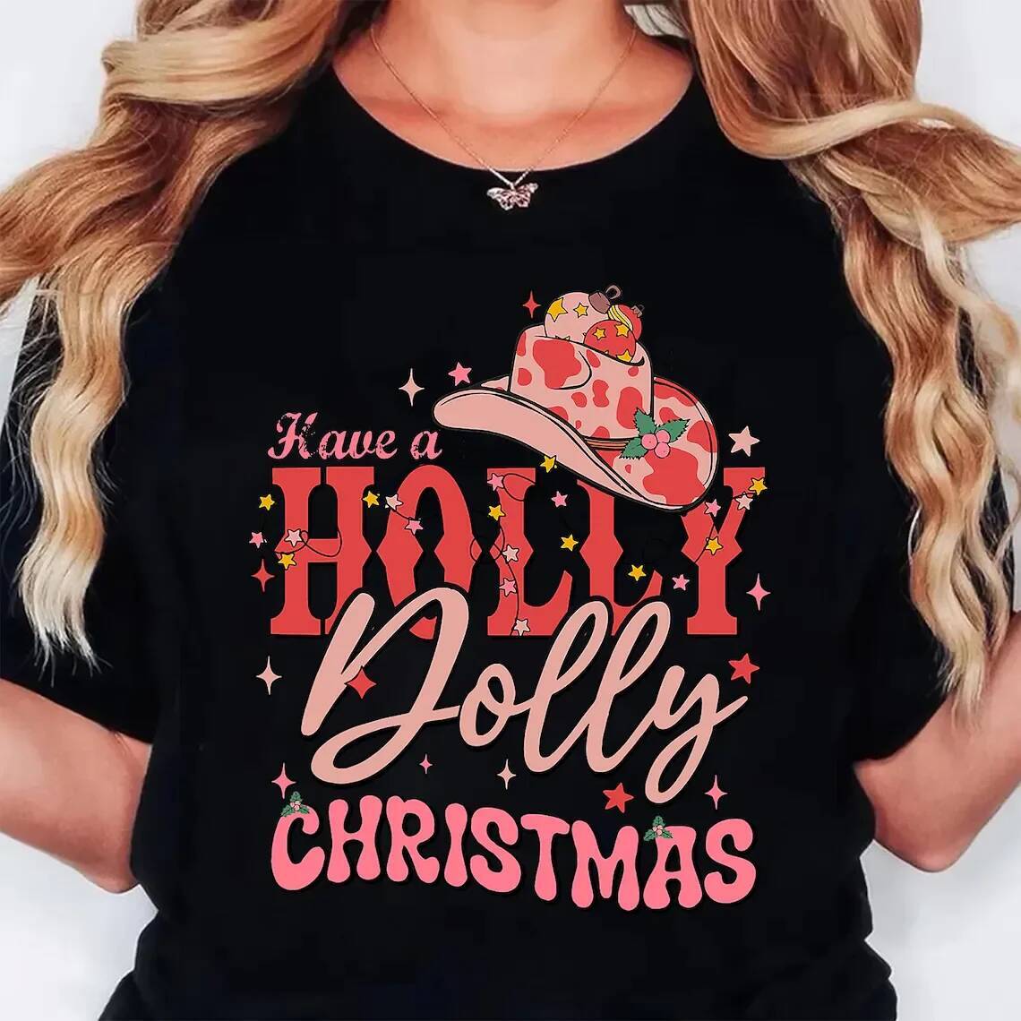 Ddmytues Christmas Boots Shirts Western Cowgirl Holiday Tee Casual Short Sleeve Top Women's Clothing Cartoon Streetwear Y2k Clothes