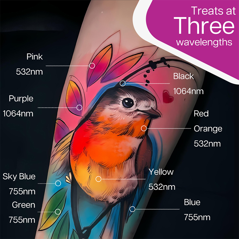 Picosecond Laser Tattoo Removal Machine Melasma removal 1064nm 532nm 755nm Skin Rejuvenation Nd Yag Beauty Salon Equipment