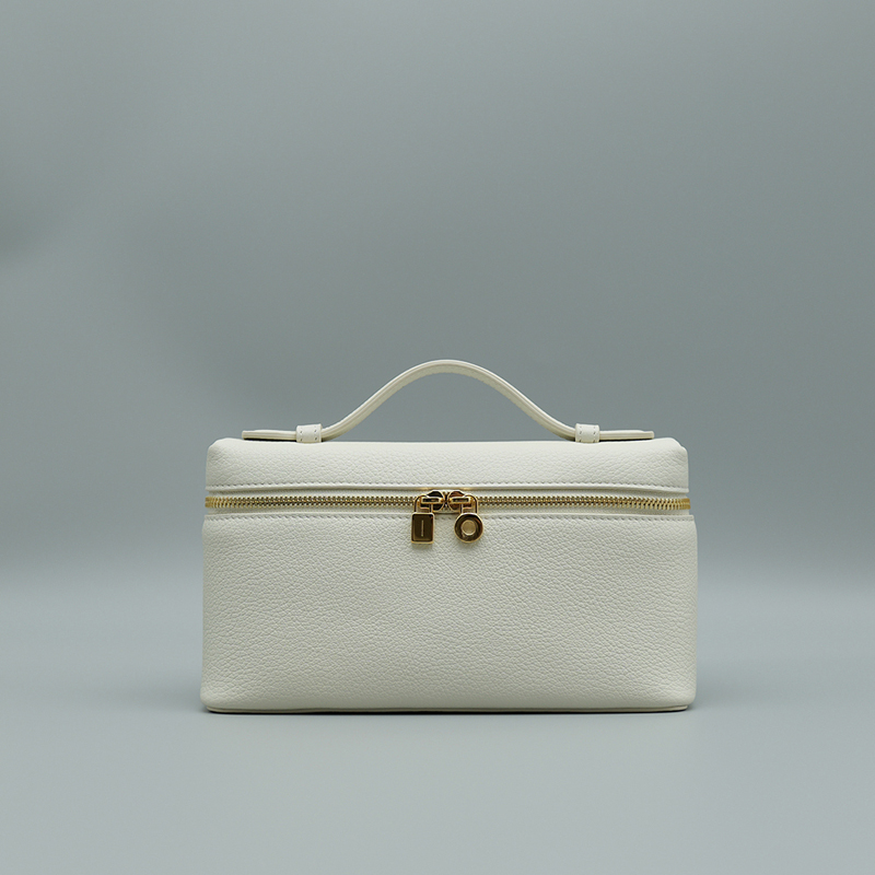 10A Ladies Cosmetic Lunch Box High Quality Cowhide Crossbody Versatile Small Square Fashion Handbag Commuter Tote Bag