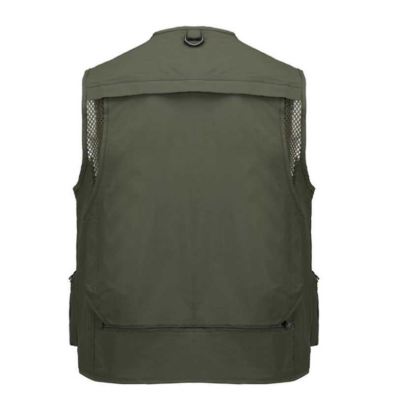2021 Fishing Jacket Quick-drying Mesh Vestt Multi-Pocket Mesh Vest Outdoor Vest Multi Pocket Summer Mesh Vest X250403