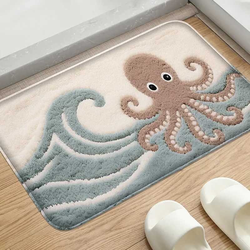 Underwater World Bathroom Mat Toilet Water Absorbing Foot Mat Soft Comfortable Home Decor Door Mat C251103