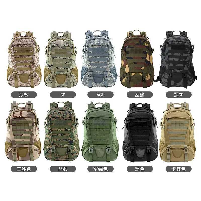 Tactical Backpack Army Molle Assault Rucksacks Outdoor Sport Travel Hiking Camping Hunting Climbing Cycling Casual BagsC250407