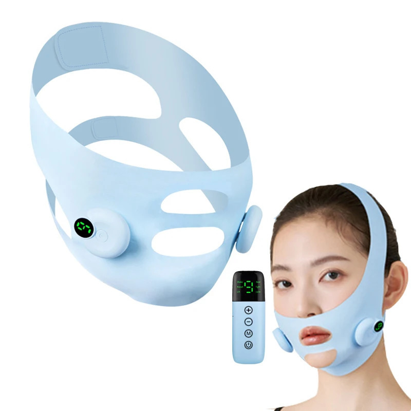 Smart Pulse Face Shaping Beauty Instrument EMS Microcurrent V Face Device Skin Facial Massager 251030