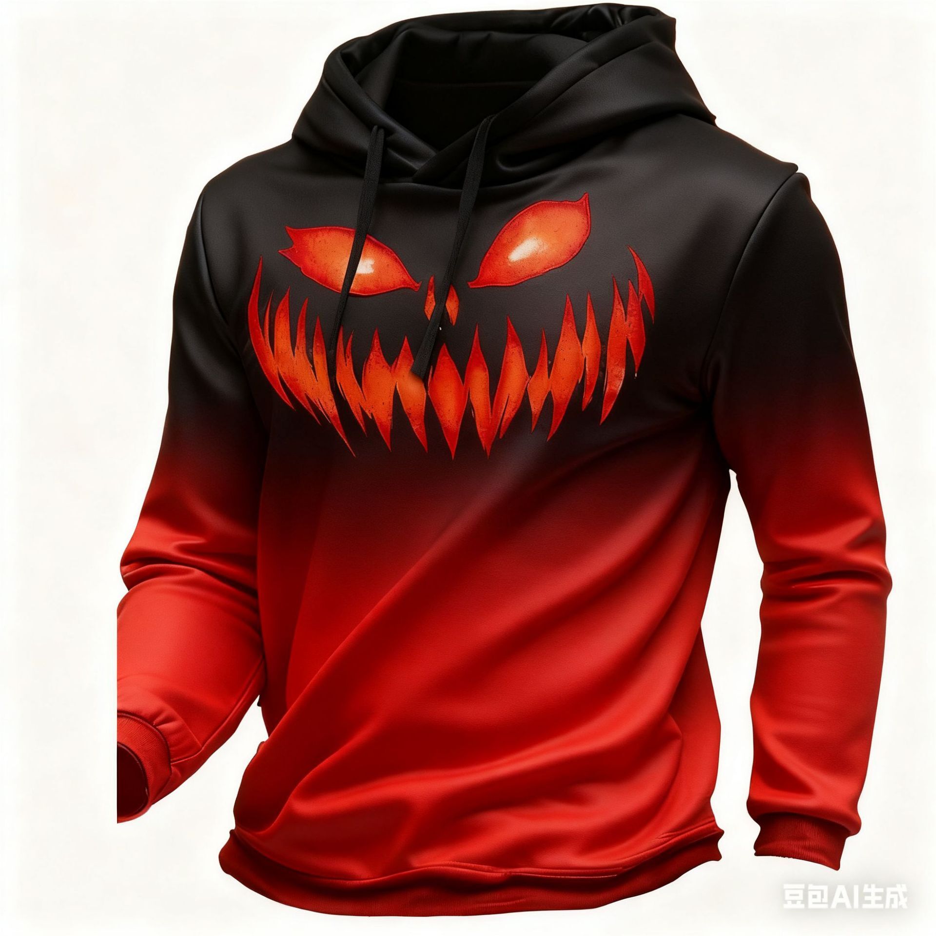 Designer Luxury 2025 European And American Halloween Men's Sweatshirt New Style Ghost Face Fashion Print Christmas Series Hooded Sweatshirt