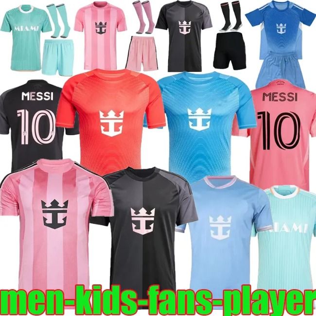 24 25 26 Inters MESSIS Soccer Jerseys Miamis Fans Player SUAREZ Football Shirt 2024 2025 2026 HIGUAIN TRAPP PELLEGRINI Martinez FC CARRANZA PIREZ MORGAN men kids Kit