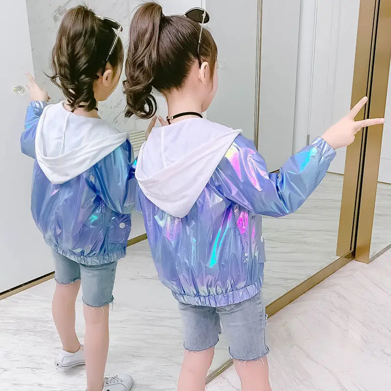 Girls summer sun protection jacket princess childrens casual clothing for ages 312 250325z