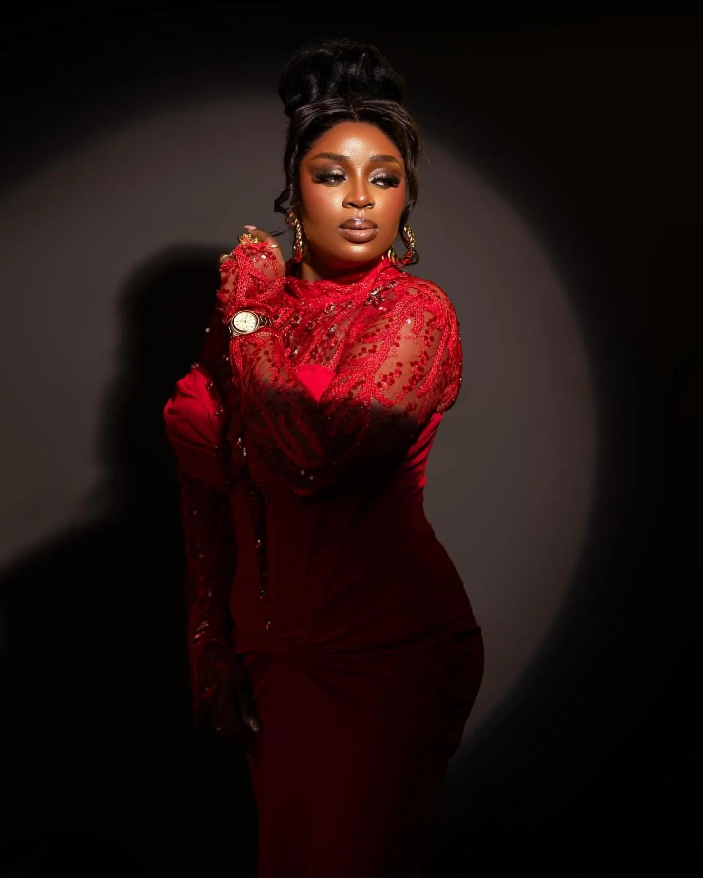 Red Mermaid Plus Size Prom Dresses Plus Size Lace Crystals Beaded Satin Evening Formal Party Second Birthday Engagement Gowns Dress For Special Occasi