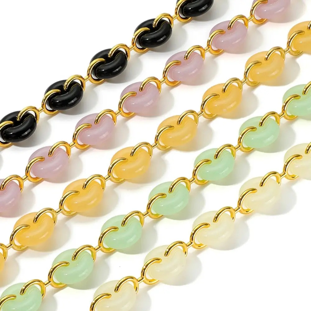 Durable Donut Chain Bag Replacement Shoulder Strap Resin Acrylic Crossbody Chain Bags Extender Metal Bag Shoulder Belt Women 251030