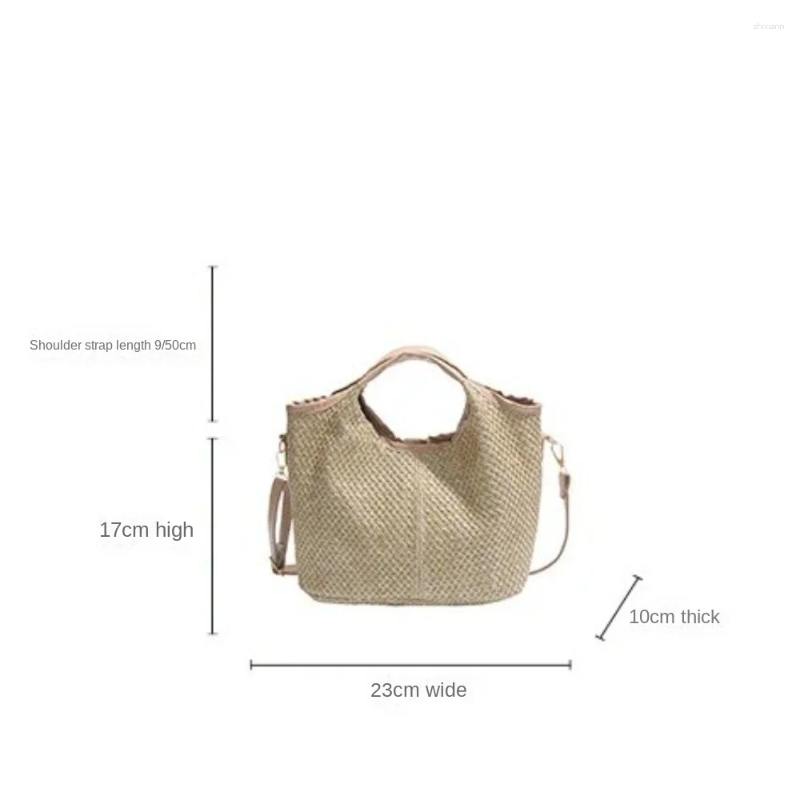 Totes Casual Sg Crossbody Bag Handwoven Straw Bohemian Messenger Shoulder Vacation