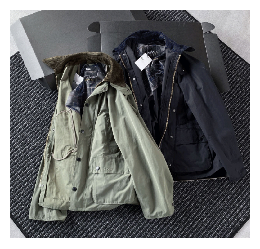 Bar Bedale Men's Jackets Luxurious Design Trench Coat Military Green And Dark Blue High-quality Windproof Lapels Lead The Fashion Trend Autumn An