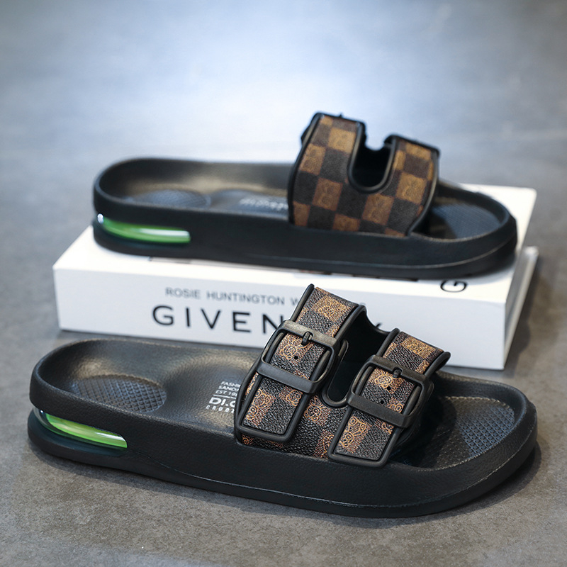 hot free shipping designer Slippers New Outdoor Printing sliders Buckle beach shoes for men dh5367242