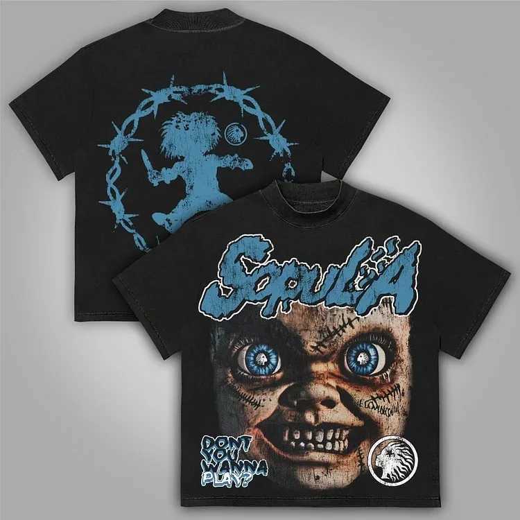 Mens and womens fashion American pure cotton summer round neck short sleeved shirt. Dont you want to play with pure cotton T-shirts W250402