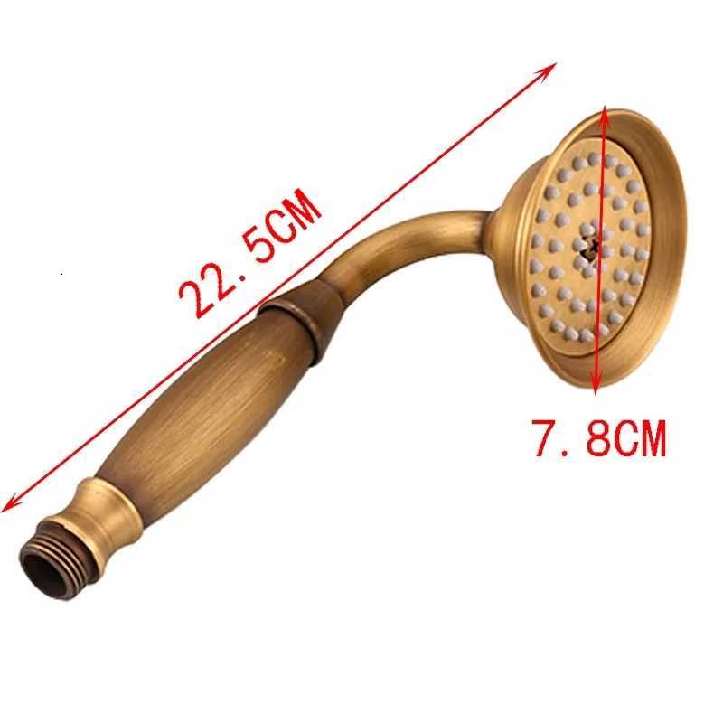 Bathro Accessories Rose Gold Hand Shower High Pressure Antique Water Output Antique Hand Shower Nozzle Water Y251103