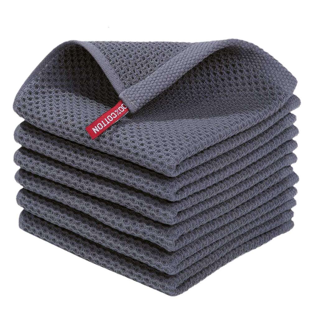 Waffle 34*34 Soft Convenient Kitchen Towel Color Absorbent