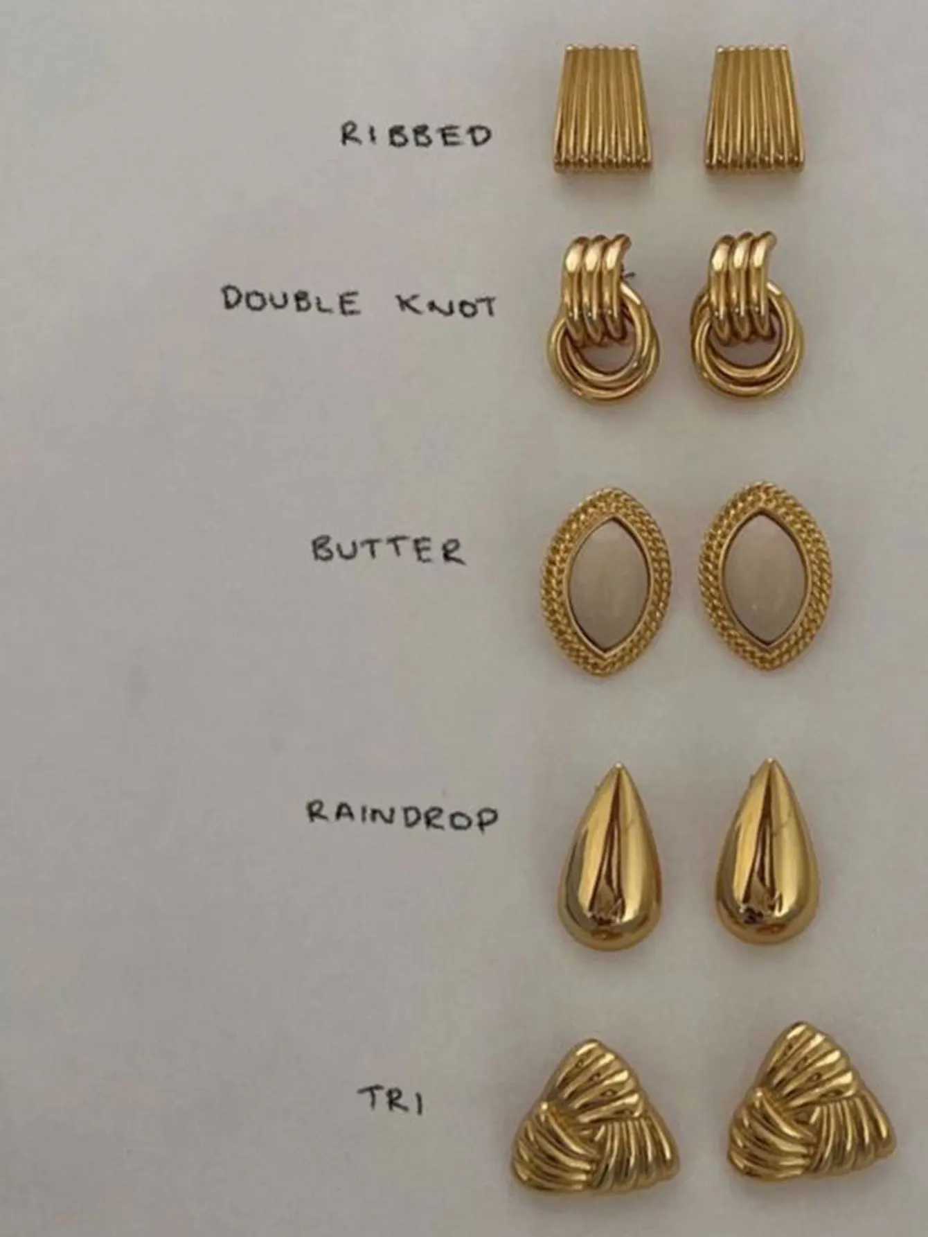 Uworlds best-selling waterproof 316L stainless steel metal geometric personalized daily stud earrings gold waterproof jewelry Y250401