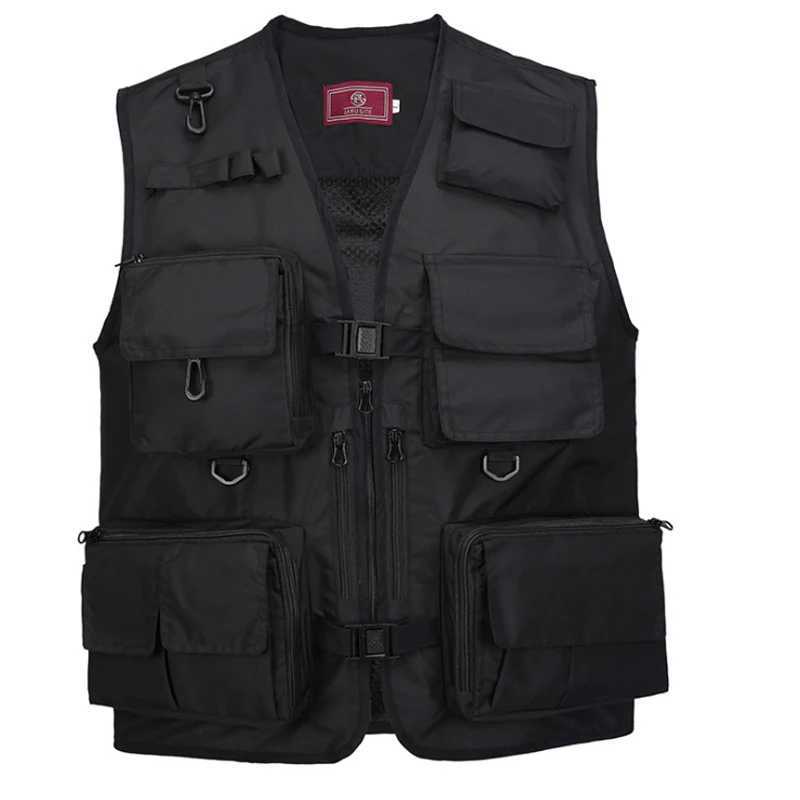 2021 Fishing Jacket Quick-drying Mesh Vestt Multi-Pocket Mesh Vest Outdoor Vest Multi Pocket Summer Mesh Vest X250403