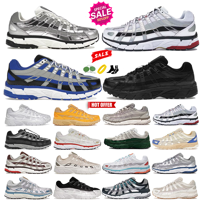 Womens Mens 6000s Running Shoes Designer Sports Shoe Silver Triple Black White Bone Green Gold Red Classic Runner Sneakers Hiking Daily Outfit Travel Size 36-45