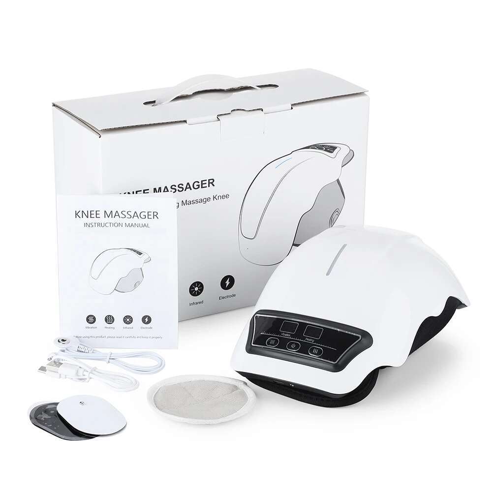 Electric Air Pressure Airbag Heating Vibration Leg Massage Hot Compress Pad Massager Knee Brace