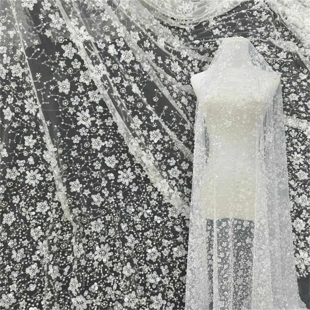 Customize Green Beaded Mermaid robes de Strapless Sleeveless Prom Dresses Floor-Length Pearls Wedding Dress