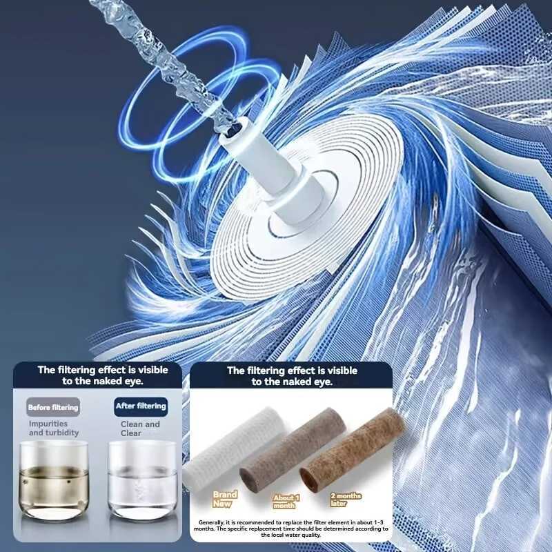 1pc 5Mode Shower ABS Handheld with Filter OneTouch Control Ergonic Grip Bathro Essentials for Family Use Y251103