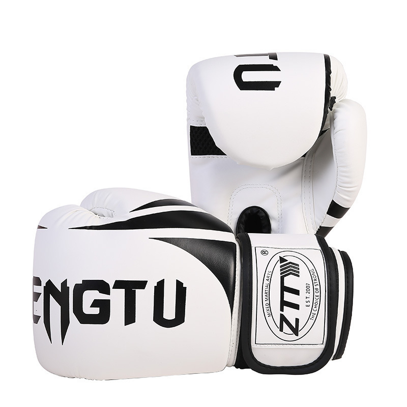 Professional Boxing Glove Thickened PU MMA Half-Finger Fighting Sanda Training Gloves Muay Thai Boxing Training Accessories 240112