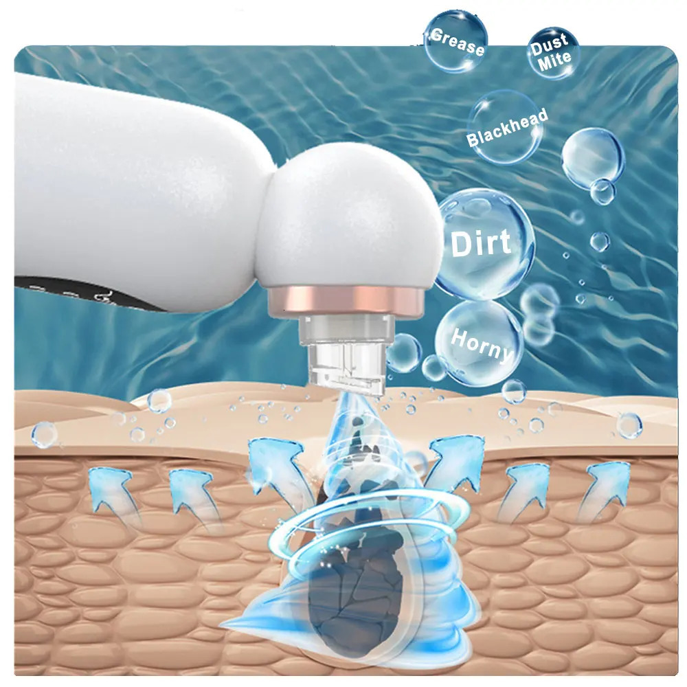 Blackhead r Vacuum Suction Personal Care Small Bubble Electric Face Nose Cleaner 251030