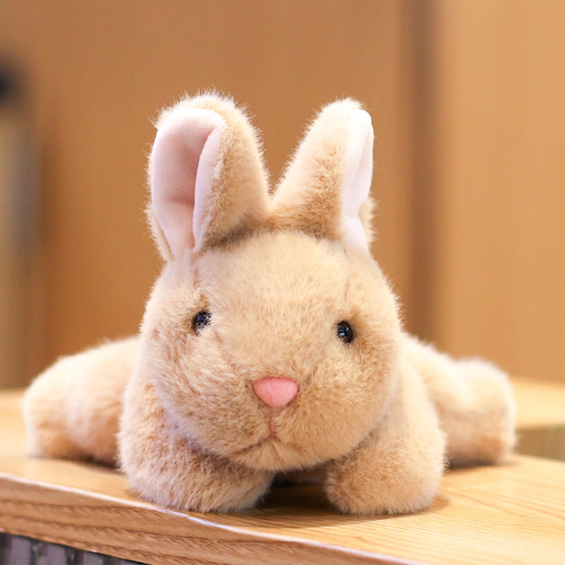 Xiangxiang Sanzi Animal Meow It Sister Same Style Cartoon Plush Toy Lying Panda Doll Bean Bag Gift 251010