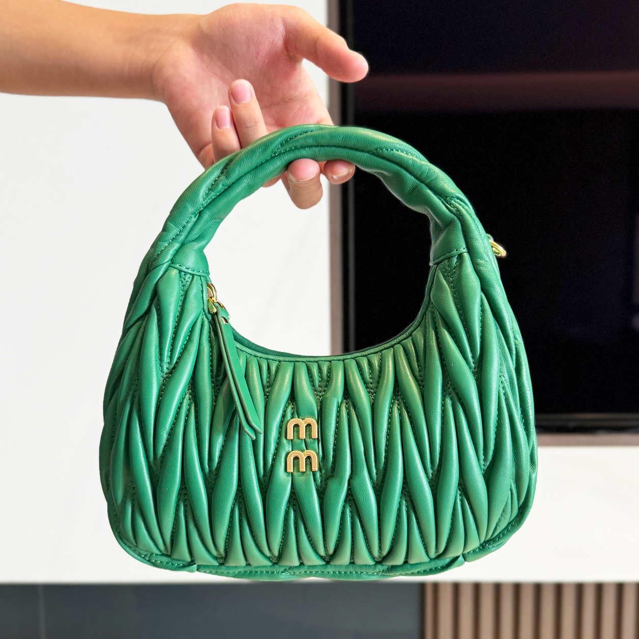 10A pink Designer bag Luxury handbags sheepskin Wander Matelasse bag Womens mens leather hobo Underarm bag Top quality crossbody Shoulder Bag fashion Evening Bag