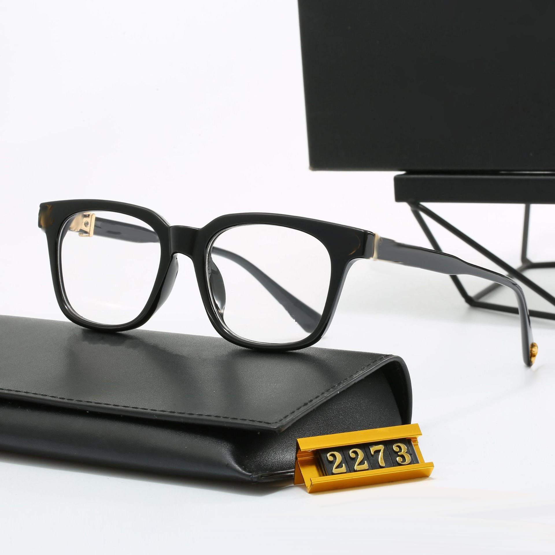 Designer sunglasses womens sunglasses mens and womens boxy home flat lenses classic travel fashion optical glasses