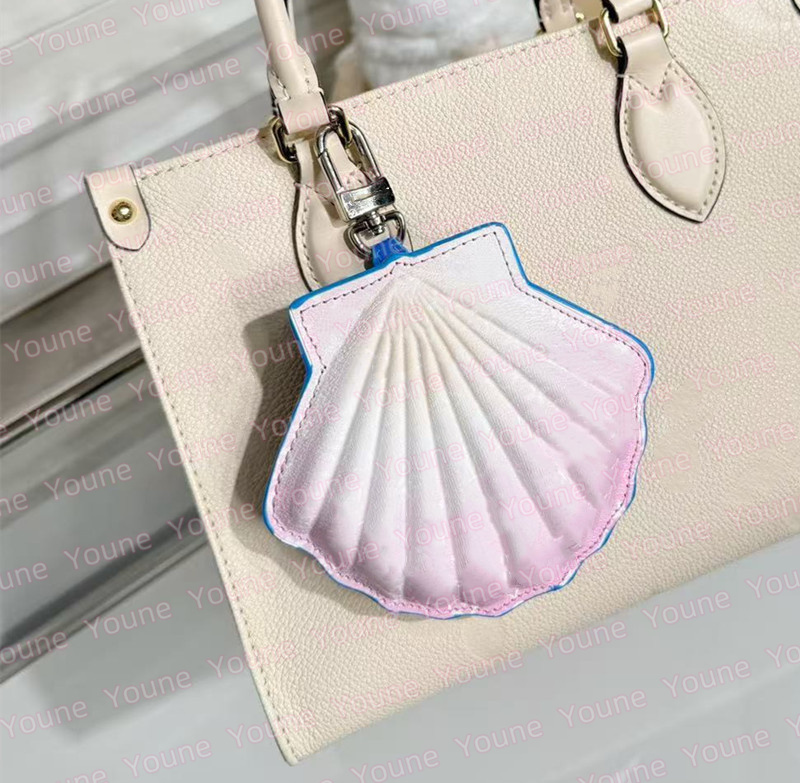 Pearl Shell Chain Pendant Bag charm luxury key wallet women letter Donut Burger pouch bag micro with keychain coin purses lady bags mens fashion wallet bags gift